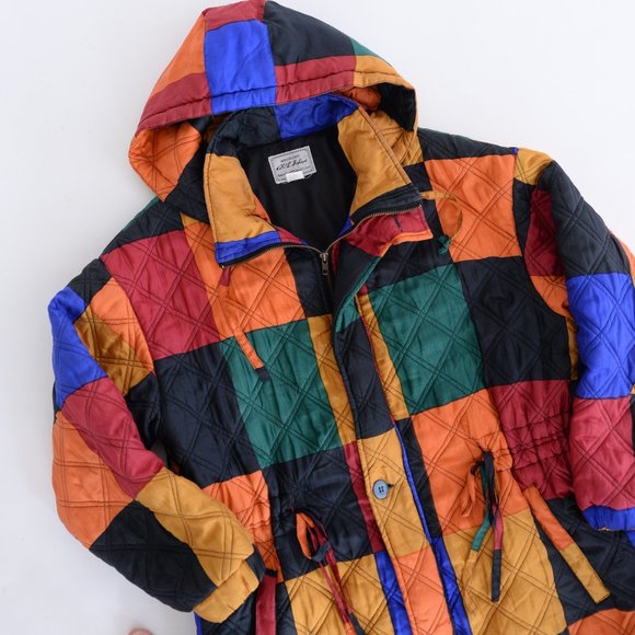 Colorful Patchwork Utility Jacket - Picture 12 of 15
